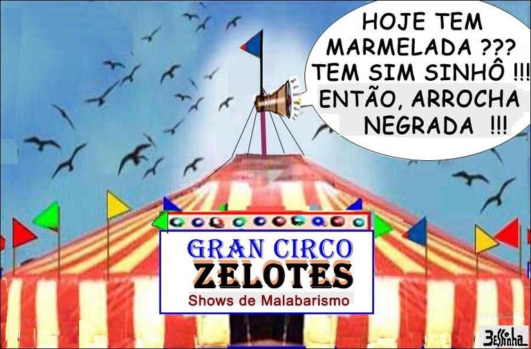 charge bessinha zelotes circo