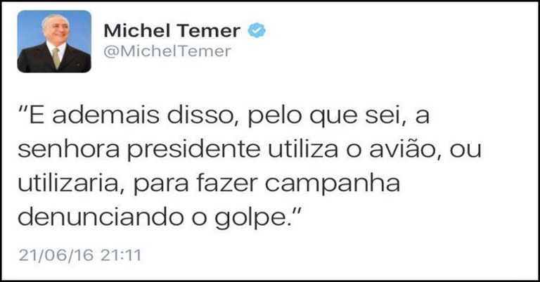 twitter do temer