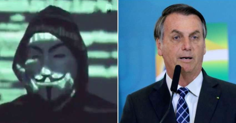 Grupo Anonymous liga Bolsonaro a traficante de crianças — Conversa ...