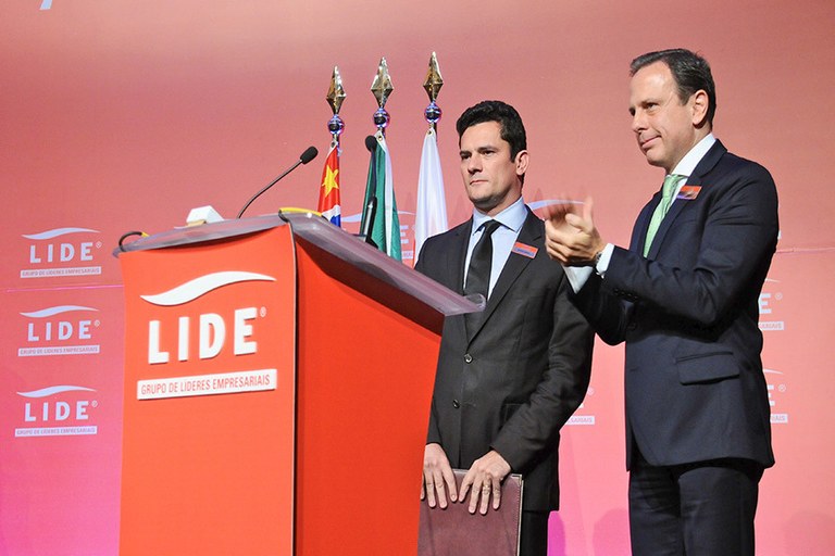 Moro abriu evento de tucano Dória