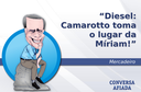 Diesel: Camarotto toma o lugar da Míriam! Diesel: Camarotto toma o lugar da Míriam!