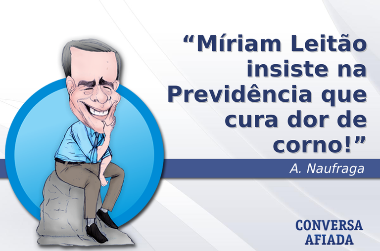Míriam Leitão insiste na Previdência que cura dor de corno!