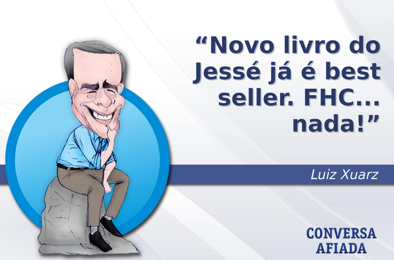 Novo livro do Jessé já é best seller. FHC... nada!