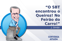 O SBT encontrou o Queiroz! No Feirão do Carro! O SBT encontrou o Queiroz! No Feirão do Carro!