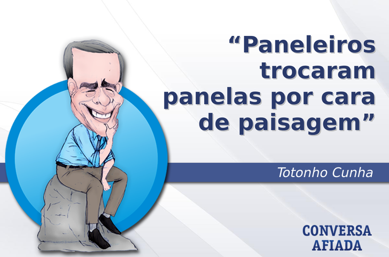 Paneleiros trocaram panelas por cara de paisagem