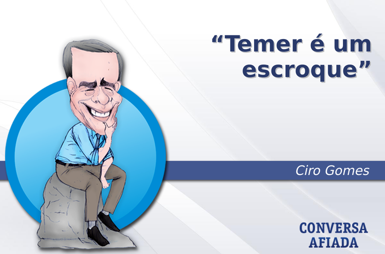 Temer é um escroque