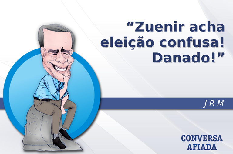 Zuenir acha eleição confusa! Danado!