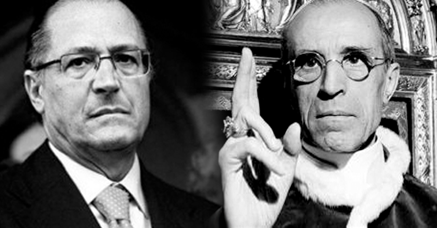 Alckmin e Pio XII: inexpressivos, santarrões, mas...