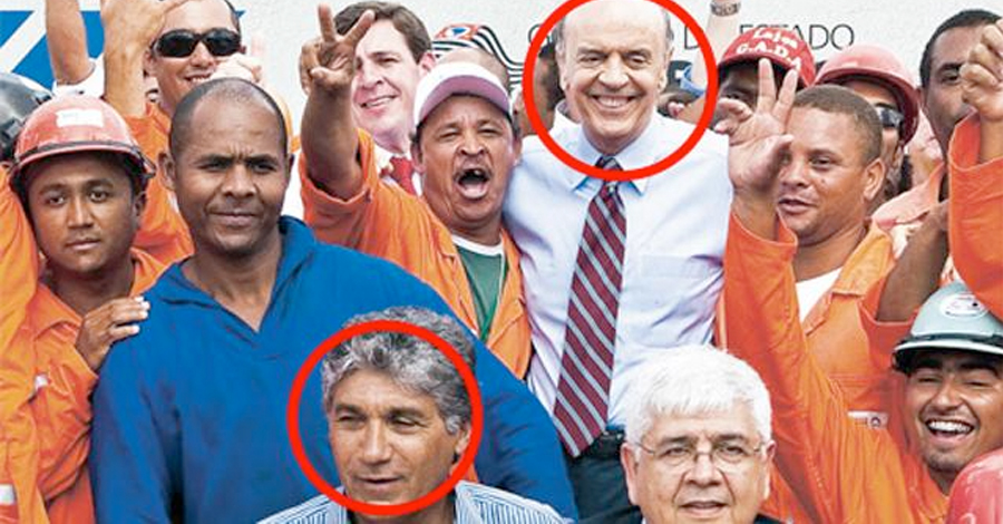 Serra_E_Paulo_Preto.jpg Que farra! (Reprodução: Carta Maior)