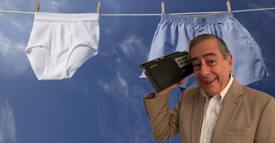 Só pode tomar banho de sol em dia de chuva...