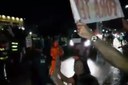"Temer não" recebe a tocha olimpica em Natal "Temer não" recebe a tocha olimpica em Natal